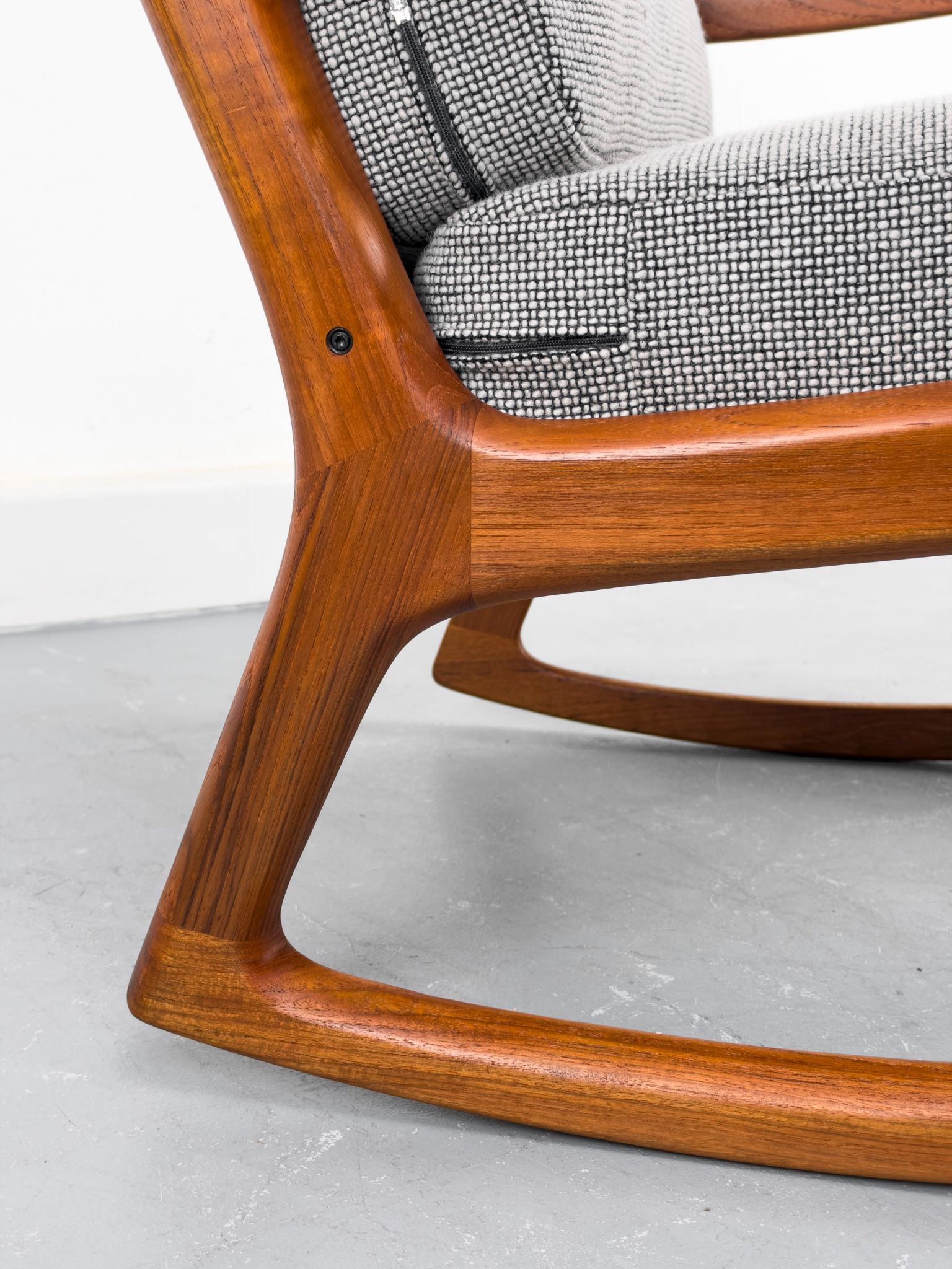 Senator Rocking Chair in Teak by Ole Wanscher for Cado, 1974