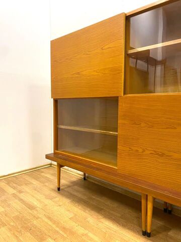 Retro cabinet / bookcase, Brussels style, 1960s