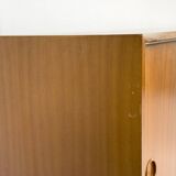 Walnut sideboard with sliding doors by Franzmeyer, 1959