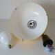 Vintage Meblo Harvey Guzzini Pendant Light MCM Yellow Plastic Hanging Lamp