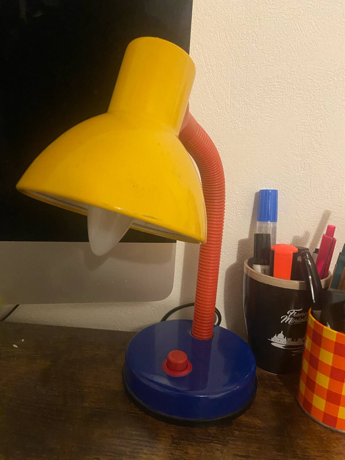 Vintage Memphis Style Desk Lamp