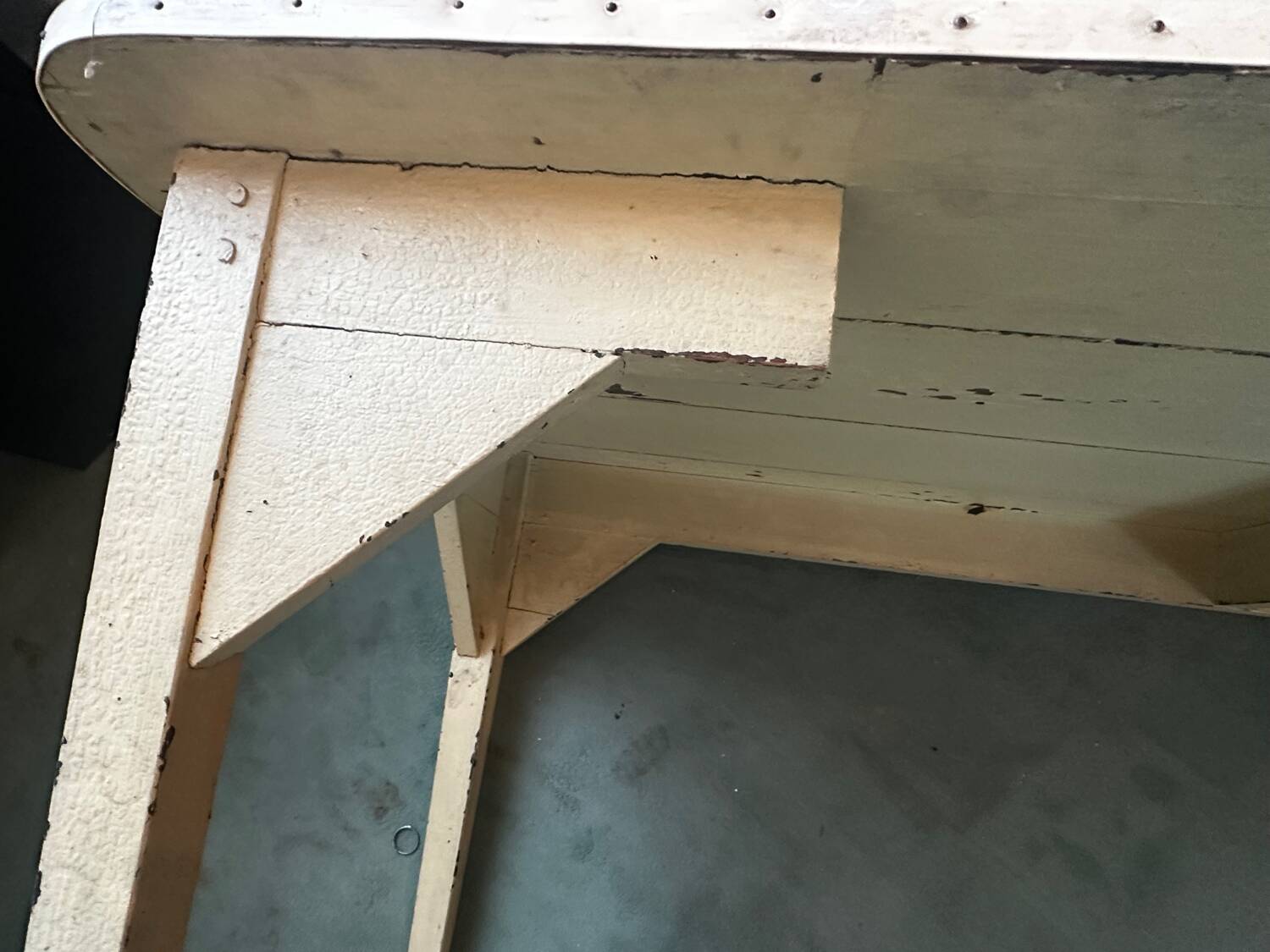 Dining table 160 cm / 62 cm from the 1940s/1950s