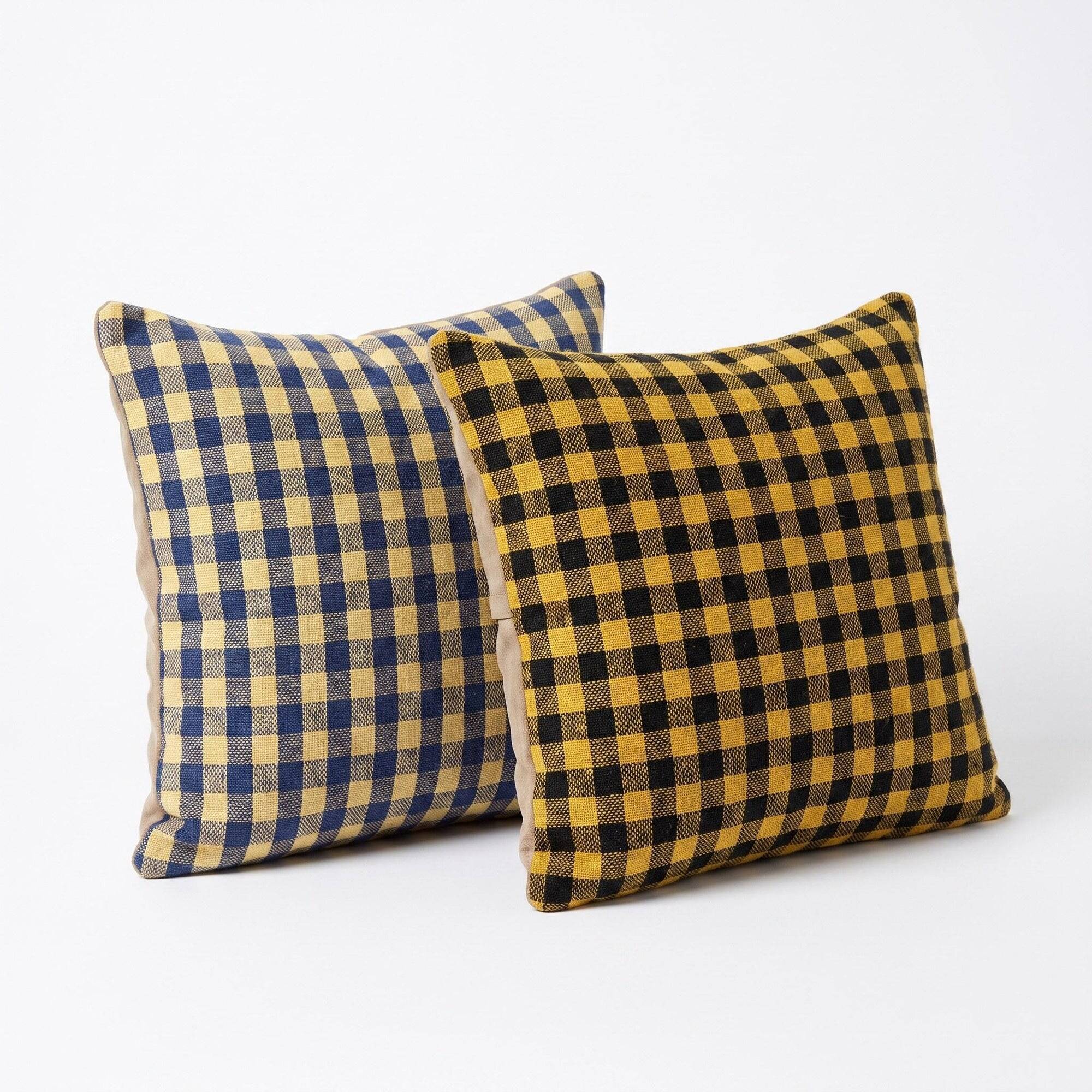Set of 2 vintage kilim cushion covers 41x41 cm