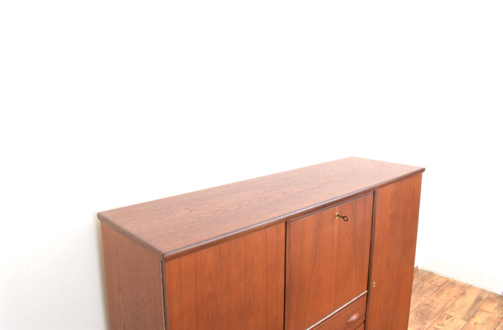 Mid-Century Danish Teak Highboard, 1960s.