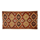Anatolian handmade kilim rug 290 cm x 151 cm
