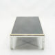 Chrome and brass coffee table 1970