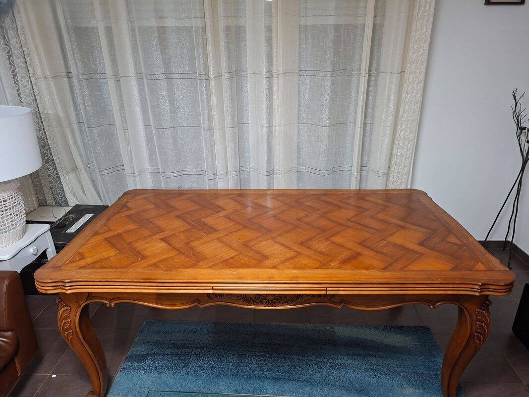 Solid cherry wood table