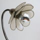 Lampe fleur en laiton et nacre