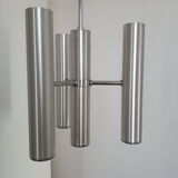 Vintage chrome pendant lamp