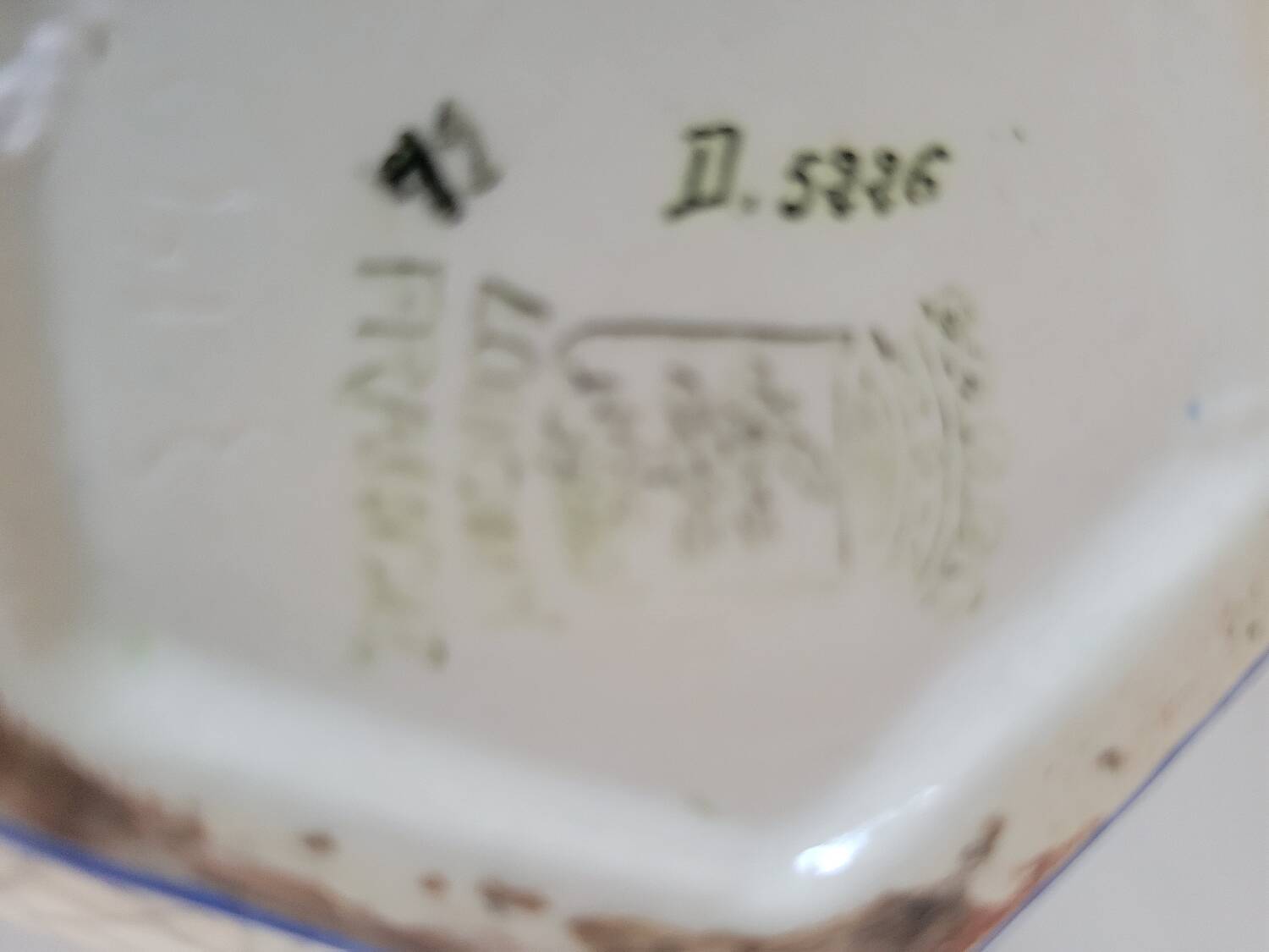 Art Deco ceramic vase from Longwy