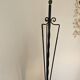 Lampadaire tripode en fer forgé Art Déco