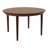 Round rosewood table, Danish design, 1960s, manufacturer: Gudme Møbelfabrik