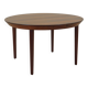 Round rosewood table, Danish design, 1960s, manufacturer: Gudme Møbelfabrik