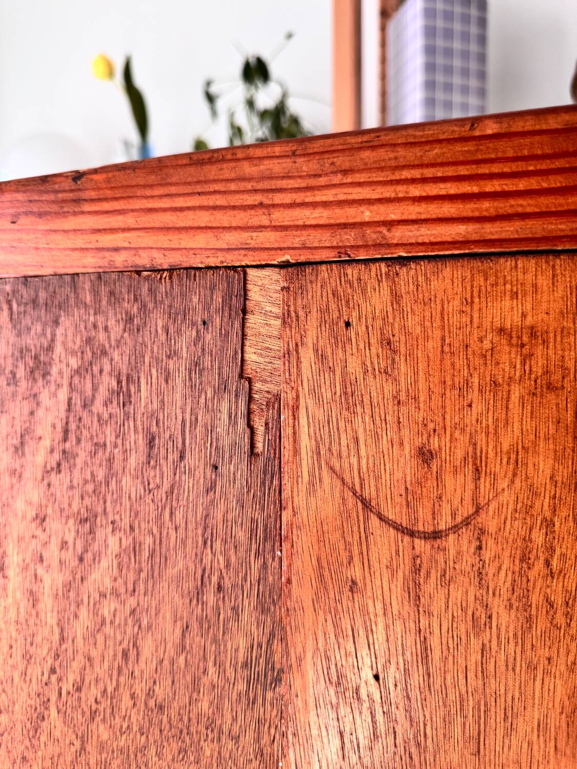 Vintage old pantry cupboard - jam cupboard - bonnetière - furniture