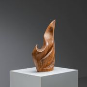 Sculptural form in solid elm