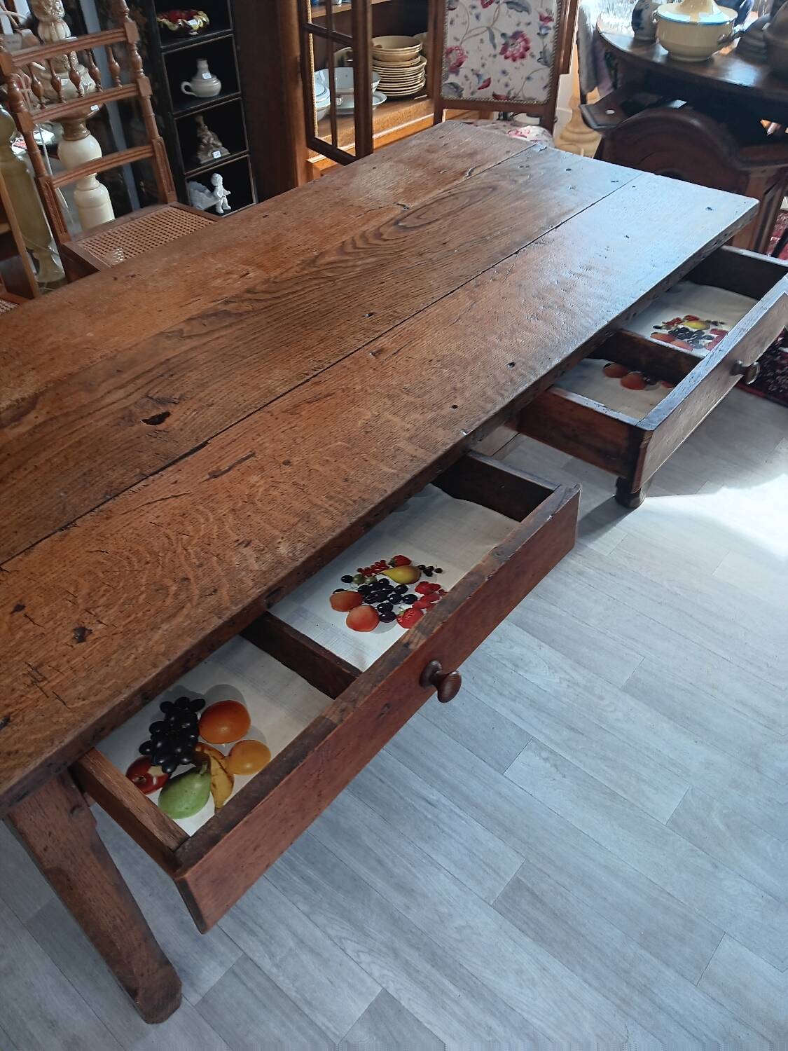 Antique French farmhouse table