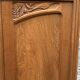French Art Deco vintage library display cabinet 1930 Mahogany