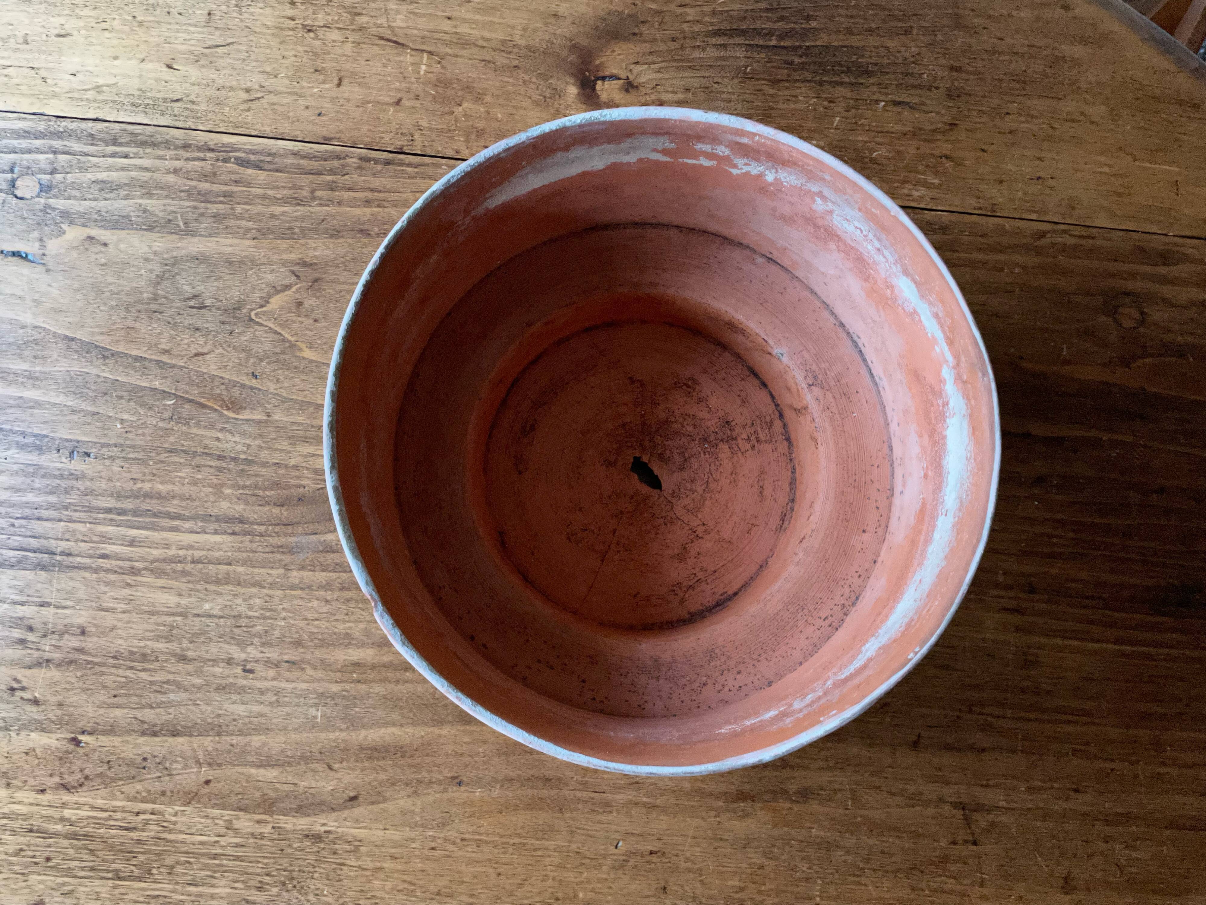 Terracotta flower pot