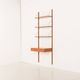 Danish mid-century teak shelving unit with a desk, 1970s