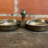 Vintage Double Silver-Plated Serving Dish Former Beggar