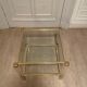 Plexi and gilded side table, Pierre Vandel, 1970s