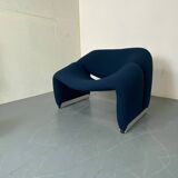 Fauteuil Lounge Modèle F598 M Groovy par Pierre Paulin pour Artifort, 1980s