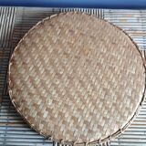 Braided bamboo platter