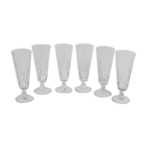 6 flûtes à champagne