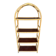 Vintage 1970s rattan bookshelf