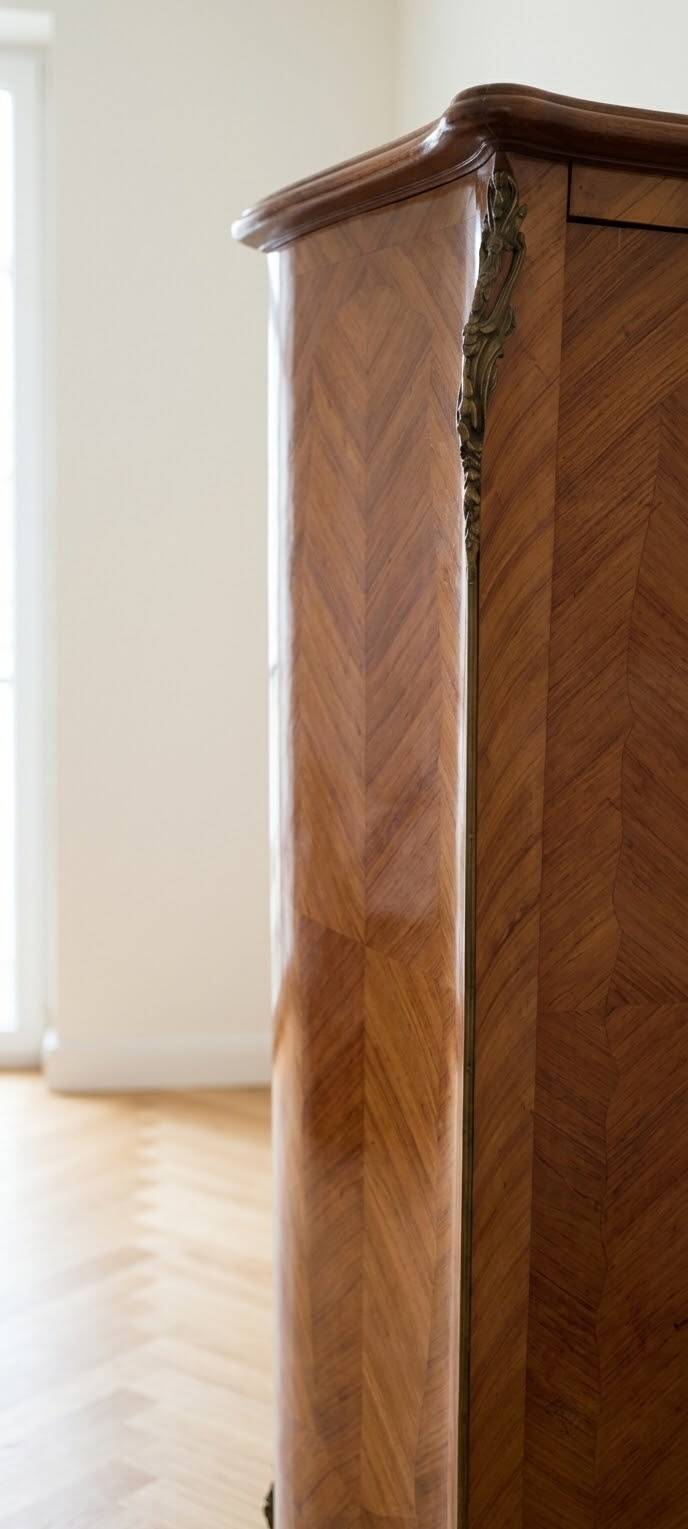 Rosewood wardrobe 150 x 60 Height 164 with key