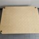 Important vintage italian coffee table 1960 in formica, brass & gold steel