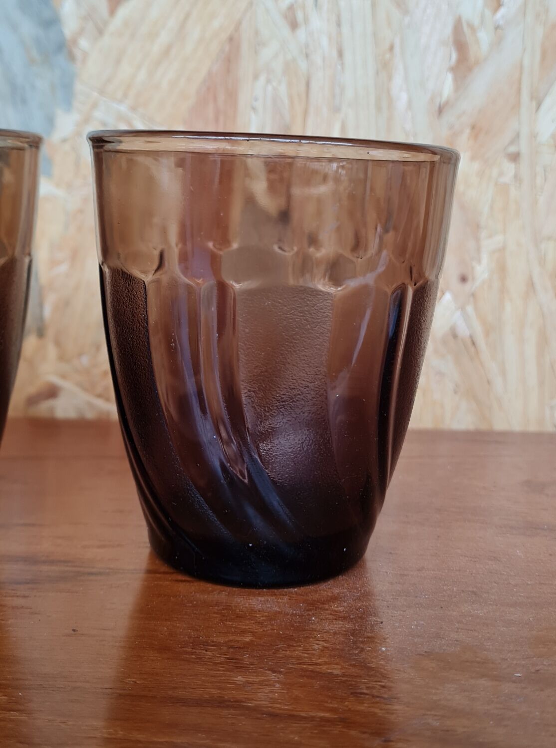 Set of 5 duralex water glasses