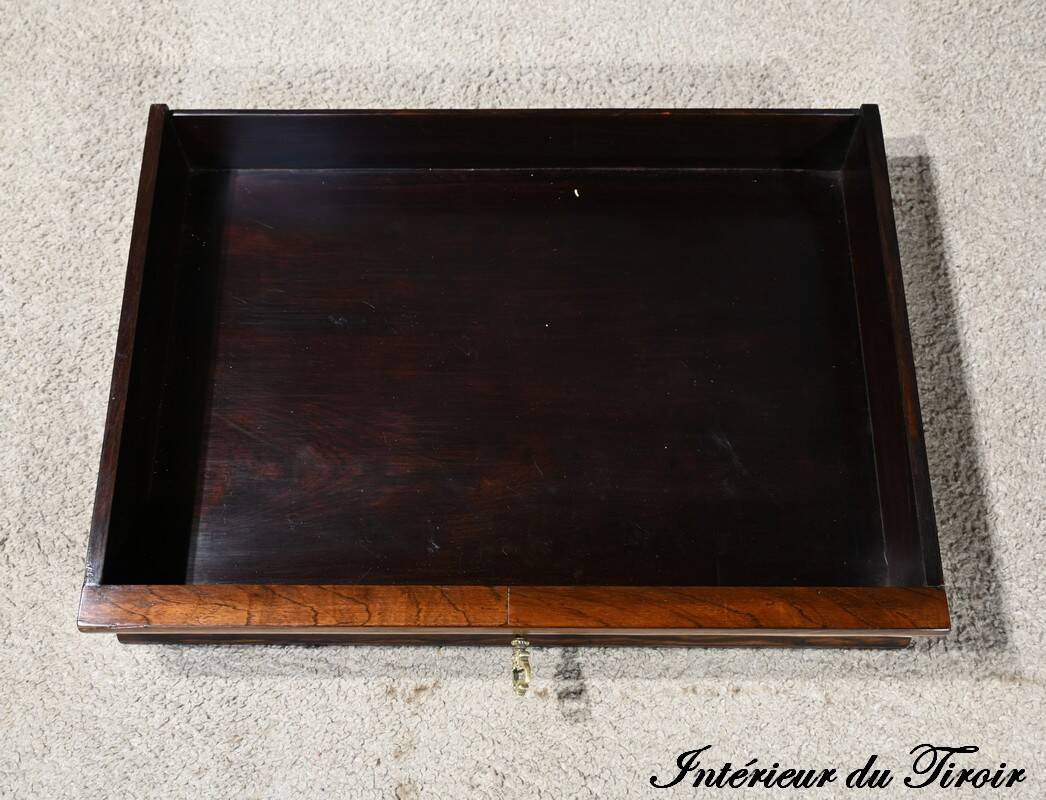 Rosewood work table, Napoleon III style, Maison Roll, Fg. St Antoin
