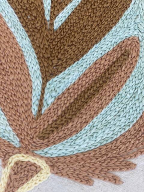 Hand embroidered suzani textile 260 x 230 cm