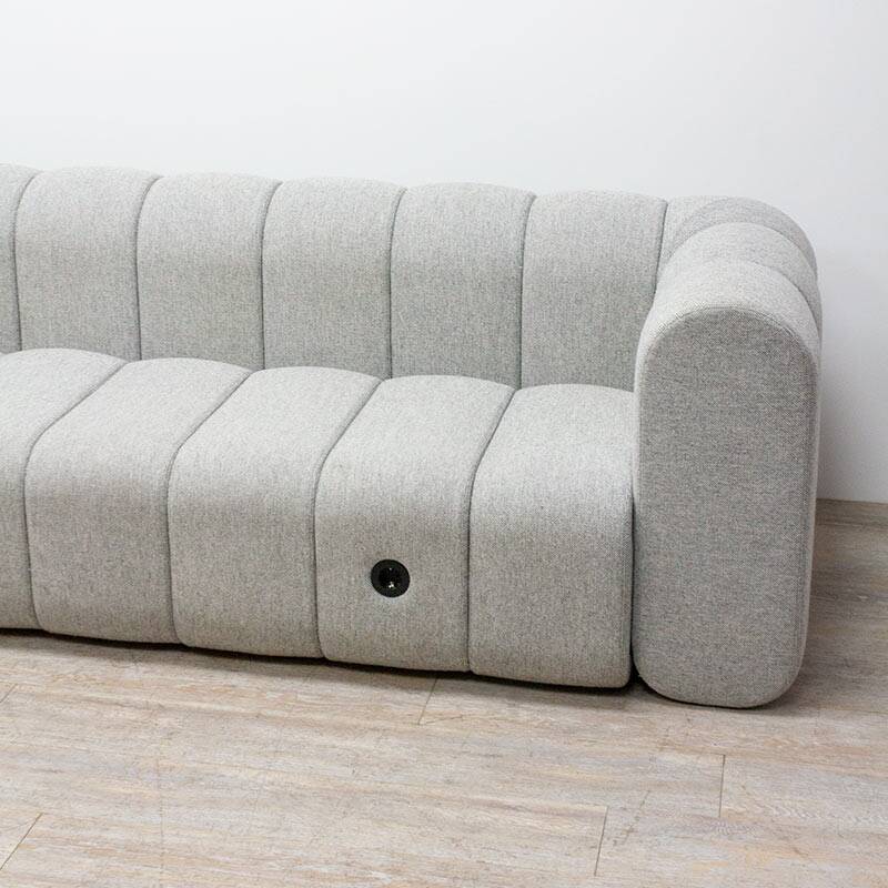 Canapé Bob Split de marque Bla Station en tissu gris