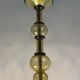 Venetian Art Nouveau chandelier in green and blue Murano glass circa 1920