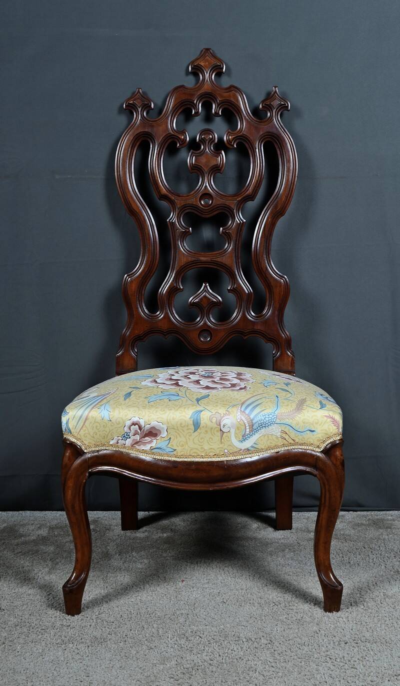 Nursing Chair in Mahogany, Napoleon III period – second half of the 19th century