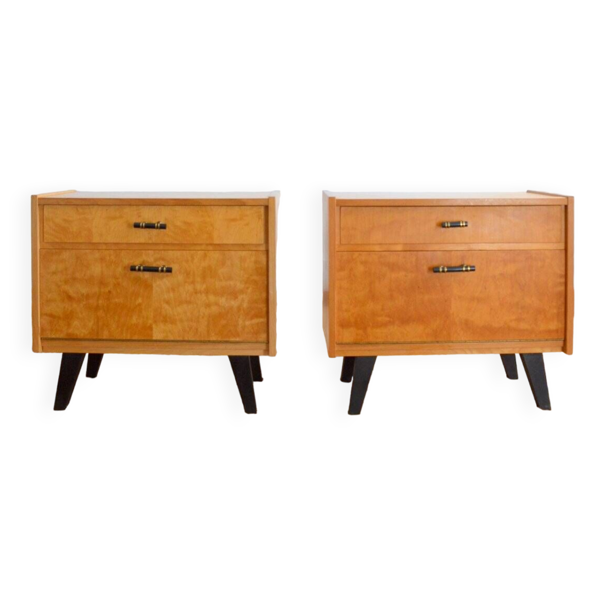 Pair of vintage 1960s bedside tables
