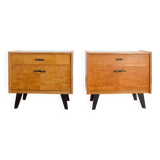 Pair of vintage 1960s bedside tables