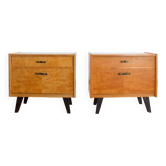 Pair of vintage 1960s bedside tables