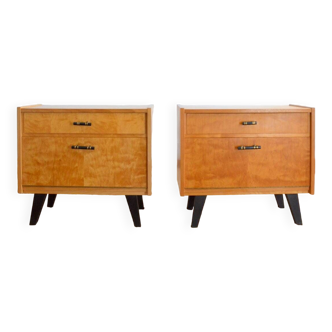 Pair of vintage 1960s bedside tables