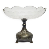 Bol Art Nouveau sur pied, Allemagne, années 1900