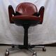 Mario Bellini office armchair for Vitra vintage havana leather