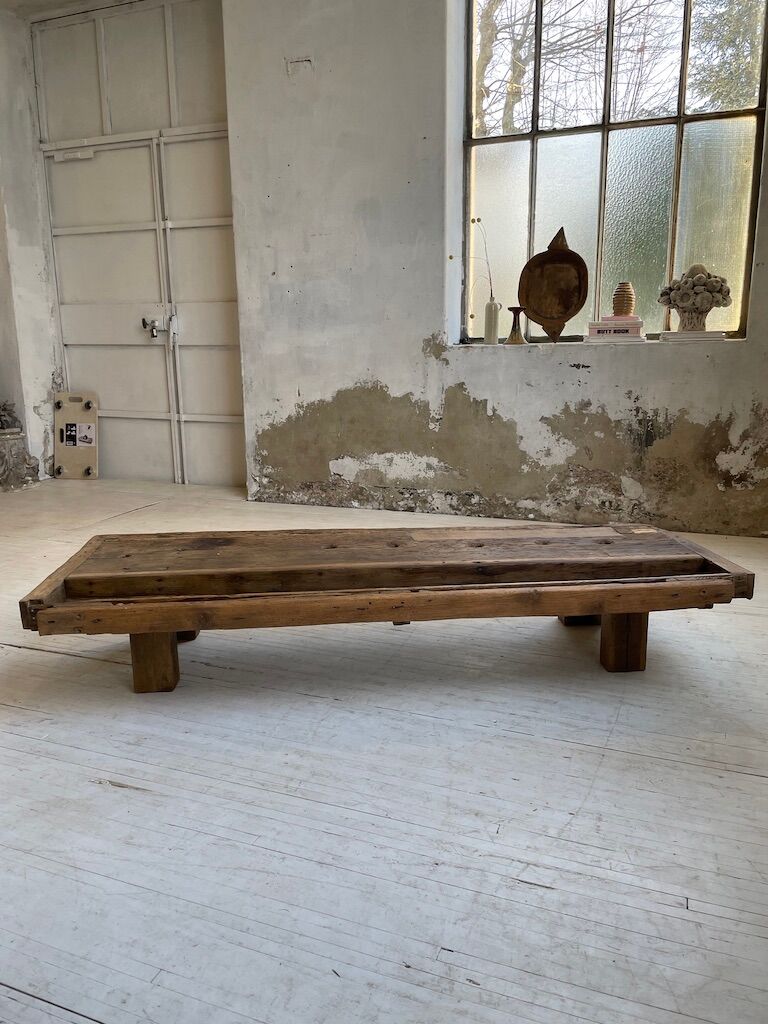 Brutally artisanal oak coffee table