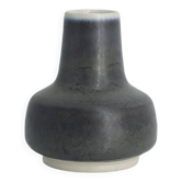 Scandinavian collector's vase in anthracite stoneware by Gunnar Borg for Höganäs.
