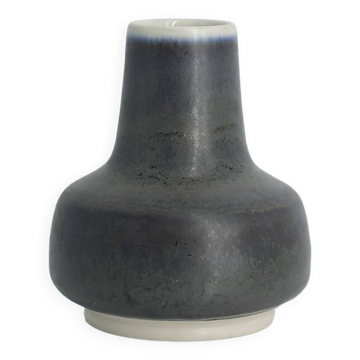 Vase de collection scandinave en grès anthracite par Gunnar Borg pour Höganäs