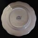 Sarreguemines earthenware plate with Marine decor late 19th century early 20th century