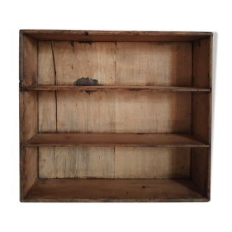 Old wooden shelf - old workshop drawer