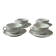 Set of 4 porcelain cups and saucers F. Chauvigny