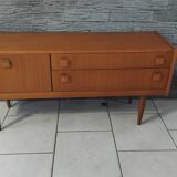 Small vintage Scandinavian teak sideboard